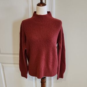 GoodThreads Crewneck Sweater Heathered Rust Small NWT